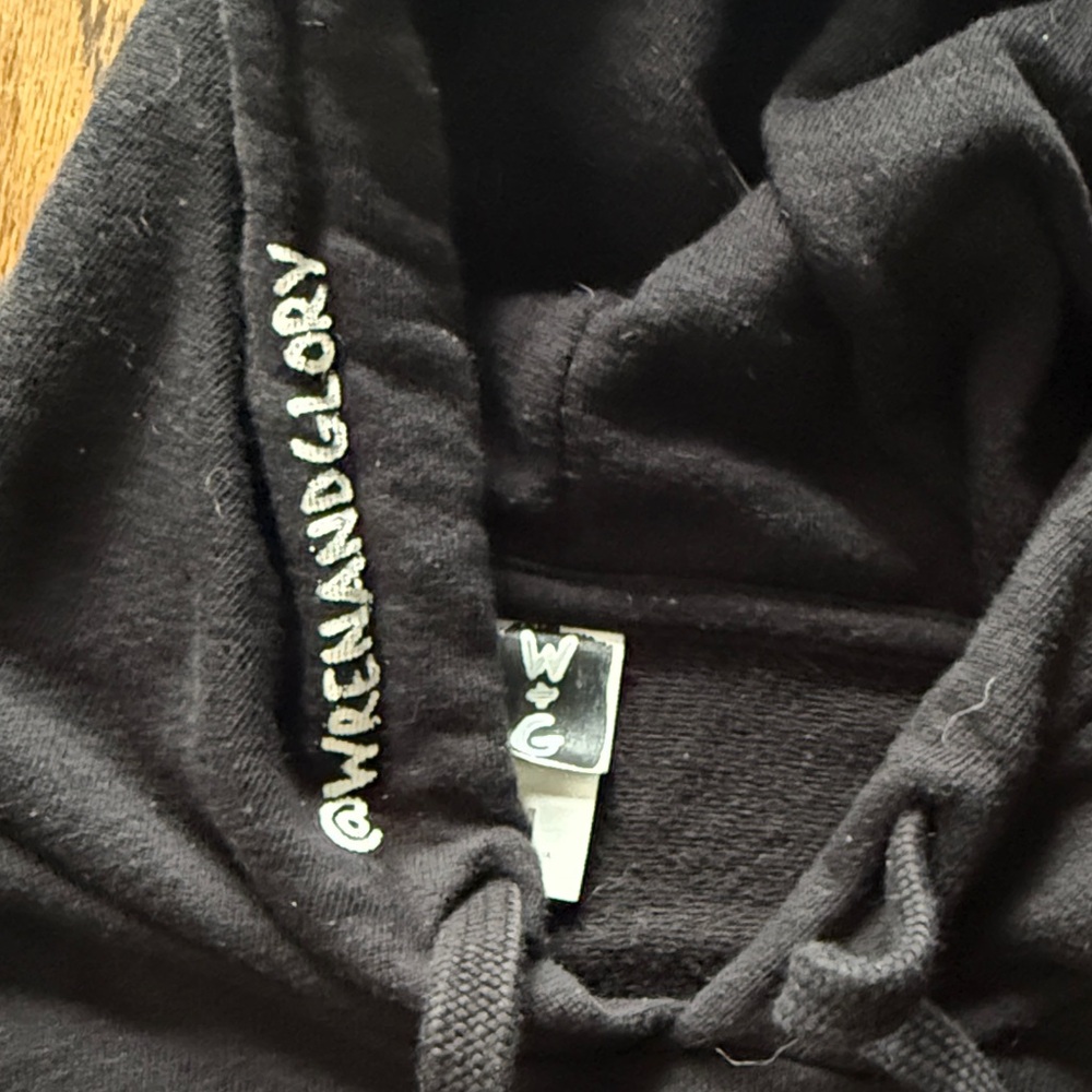 Black 'Apres Ski' Painted Hoodie - Picture 4 of 4